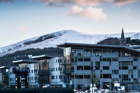 BGLZ campus in snow