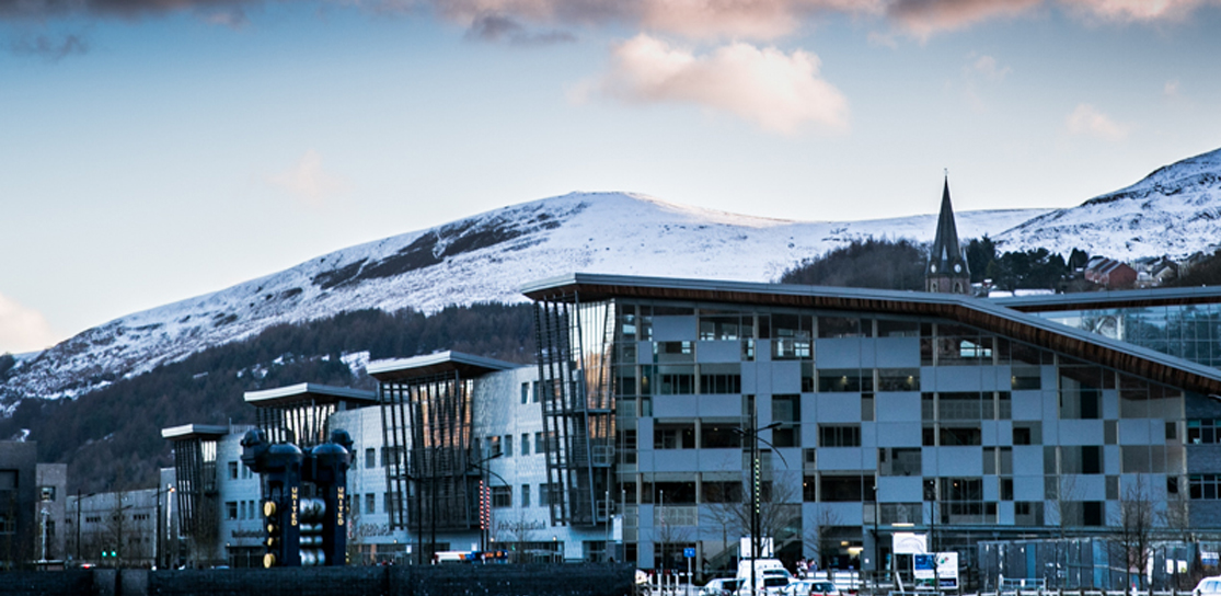 BGLZ campus in snow