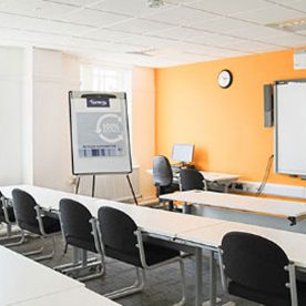 empty classroom image