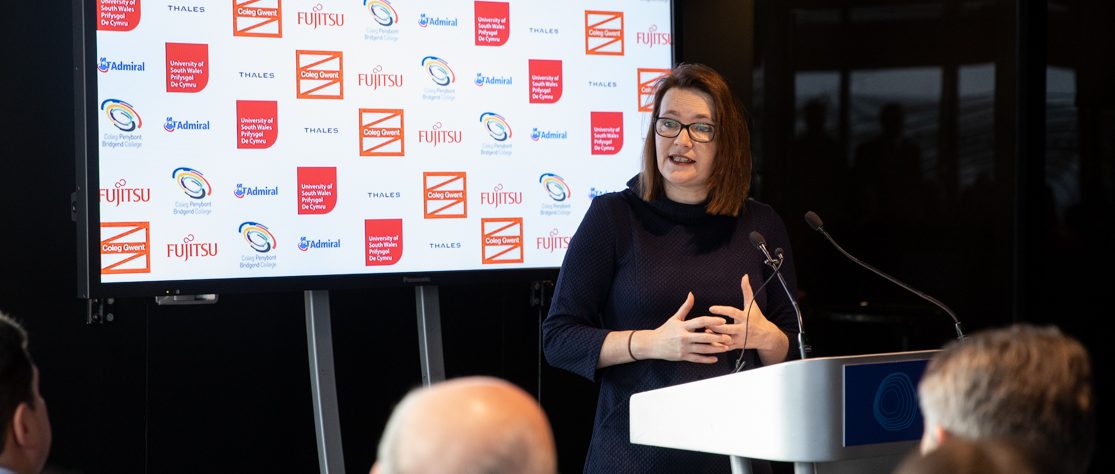 Kirsty Williams AM: Education Minister at launch of Cyber College Cymru 