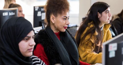 diversity Learners using computers