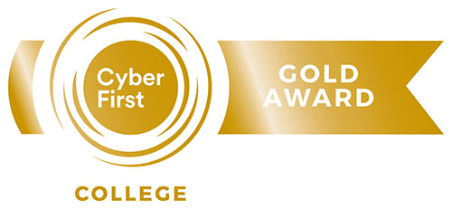 CyberFirst College Gold Award logo