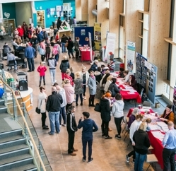 Busy college open event