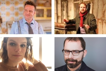 Welsh Playwrights - Tracy Harris, Richard Harrington, Gareth John Bale and Owen Thomas