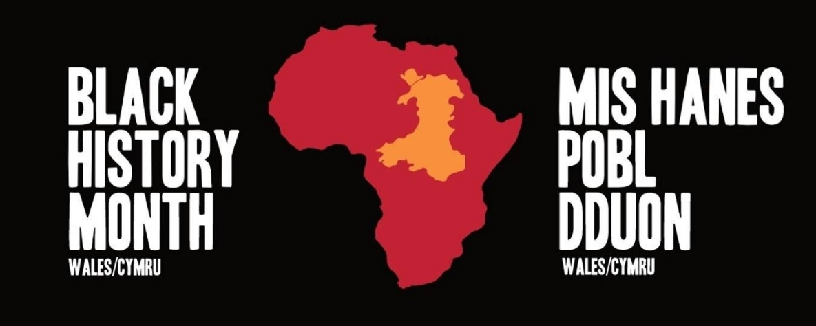 Black History Month Wales logo