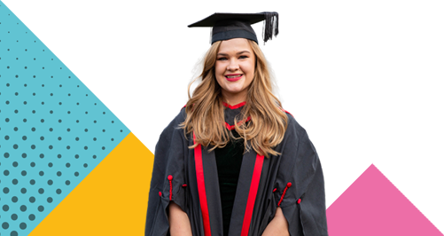 alumni-switch-erin Learner in graduation gown