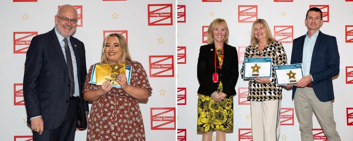 Higher education students win awards at graduation event