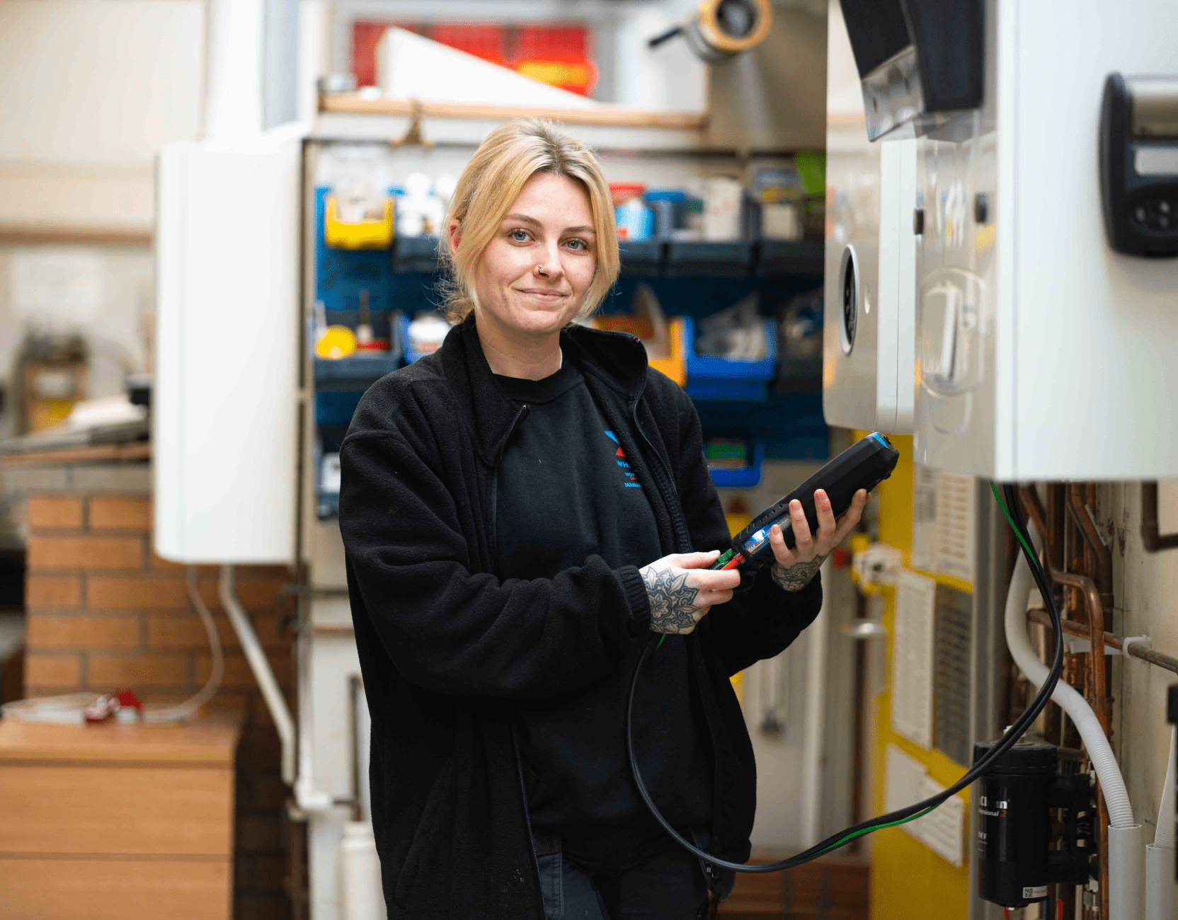 Apprentice working