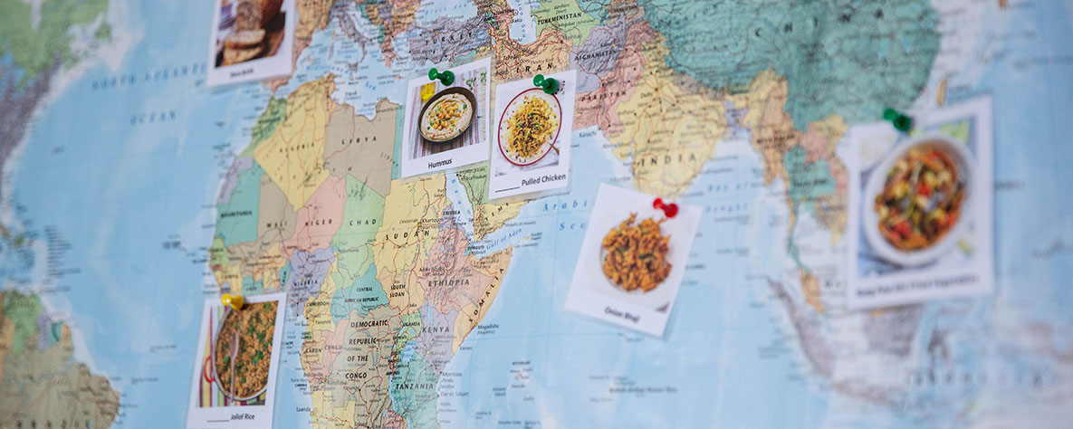 UN Cultural Diversity Day food map