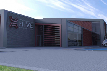 Architect's impression of HiVE building