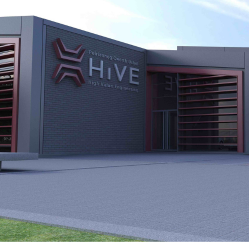 Architect's impression of HiVE building