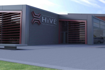 Architect's impression of HiVE building