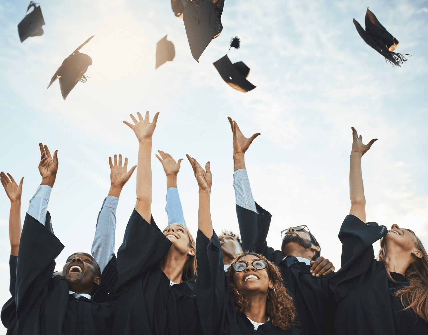 Throwing uni caps