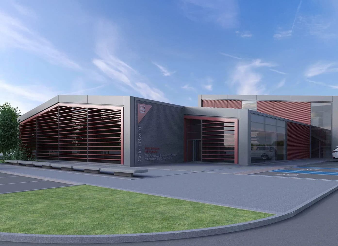 Architect's image of HiVE main building