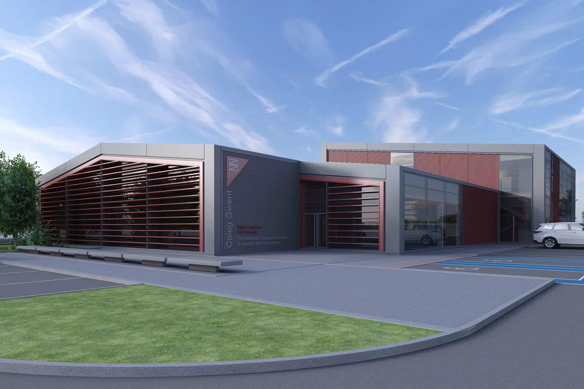 Architect's image of HiVE main building