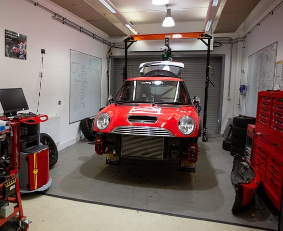 Motorsport bay at BGLZ