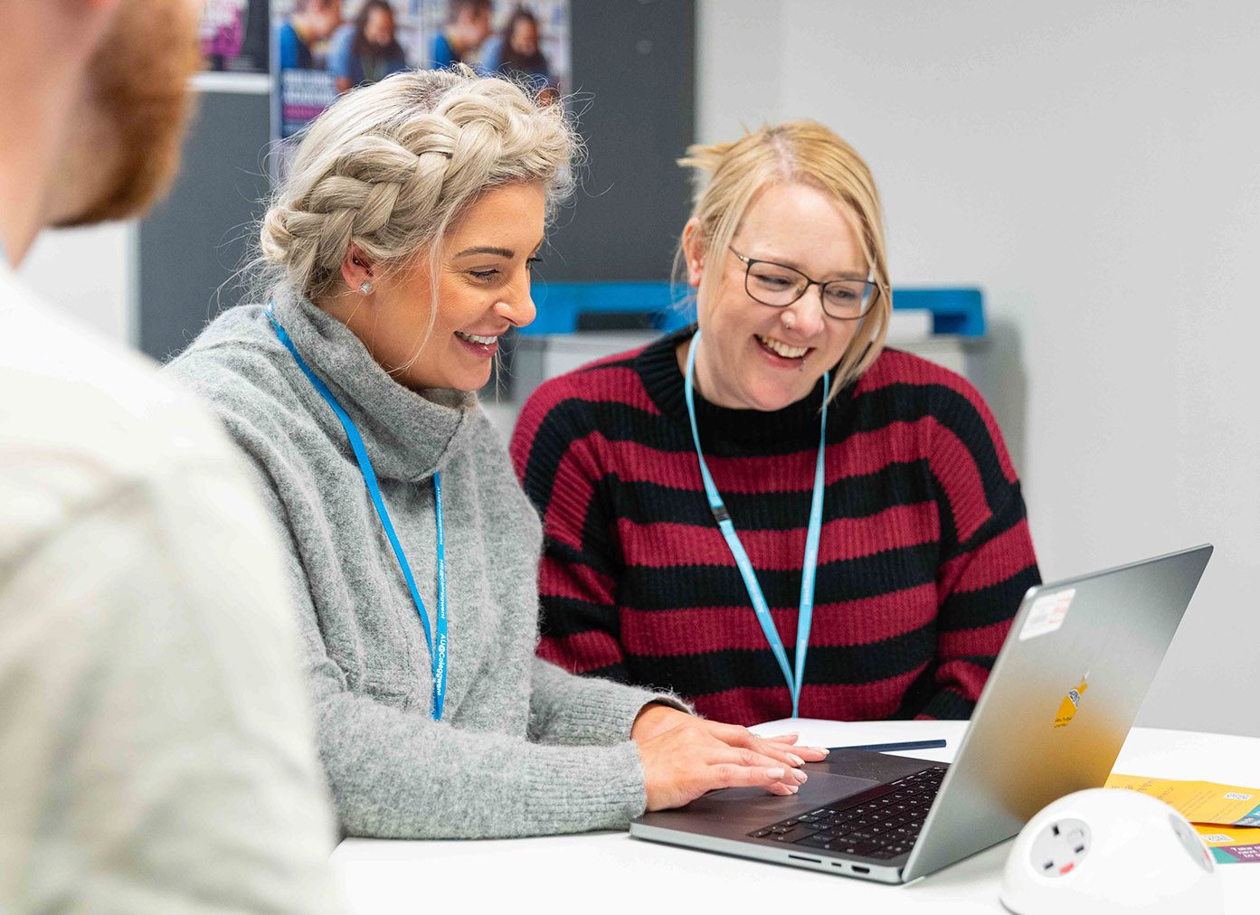 students smiling