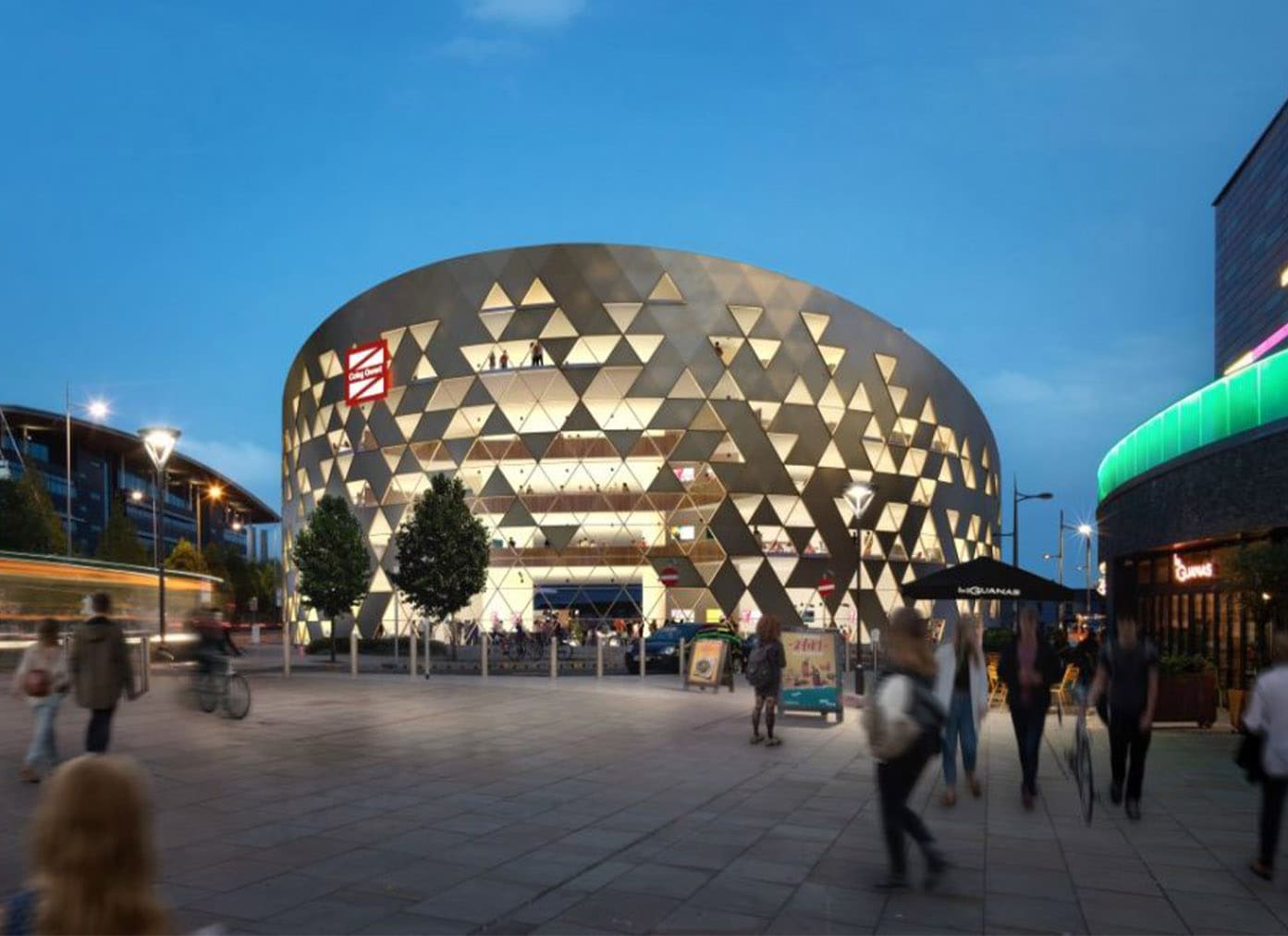 Architects impression of Newport Knowledge Quarter