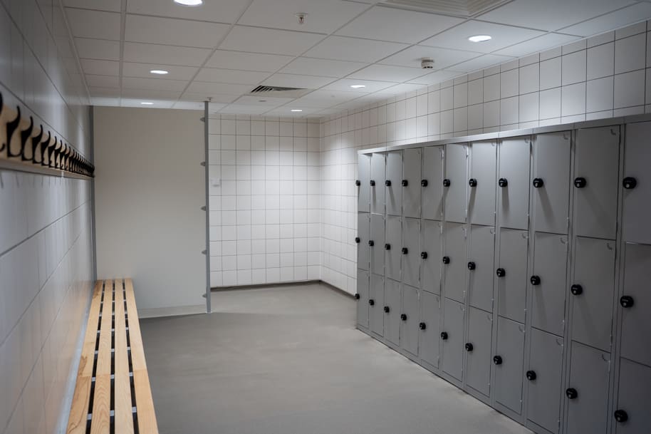 Changing room at HiVE