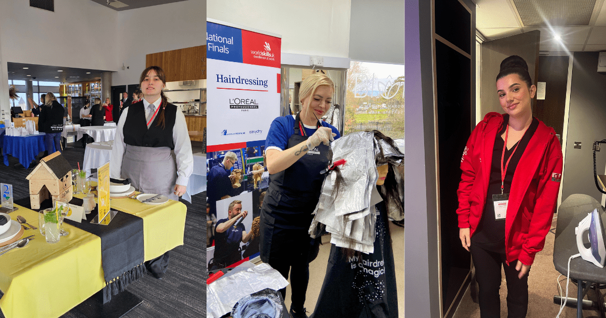 World skills competitors